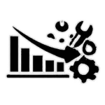 기존 가용화의 효율·운영 리스크 아이콘