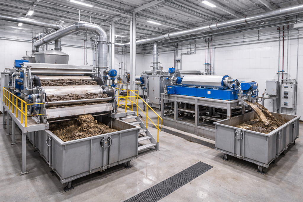 산업슬러지 탈수시설 이미지