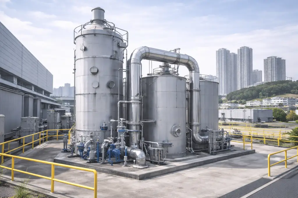 산업용 습식 스크러버 타워 이미지