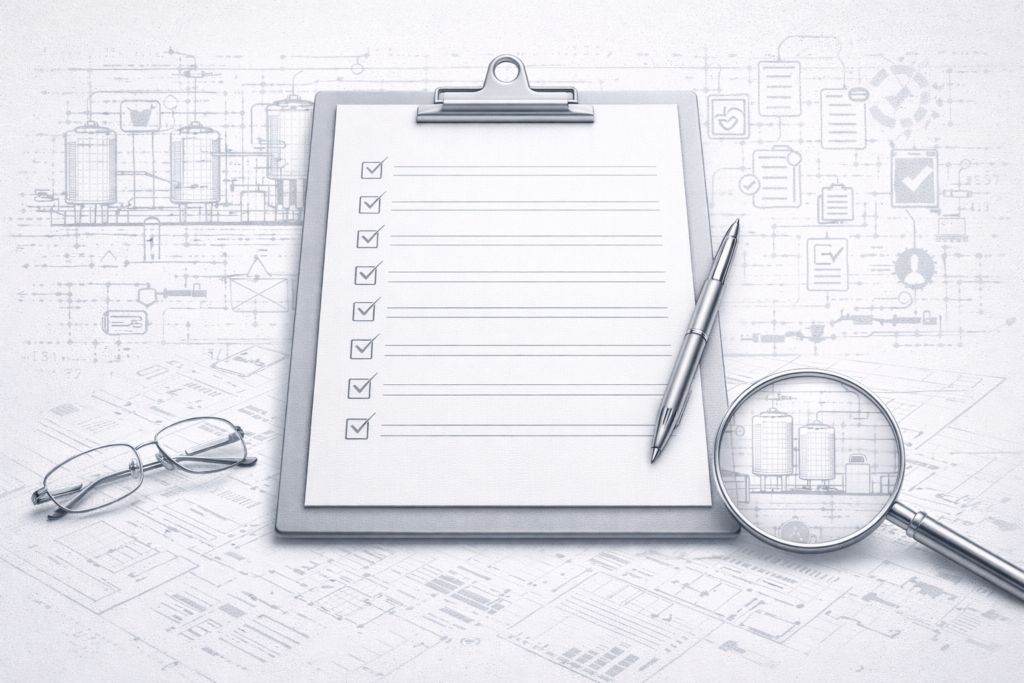 설계검토 체크리스트 과정