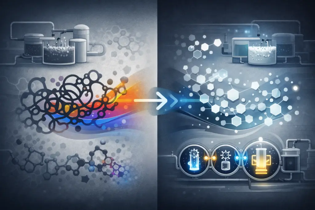 첨단 화확 처리 과정 인포그램픽