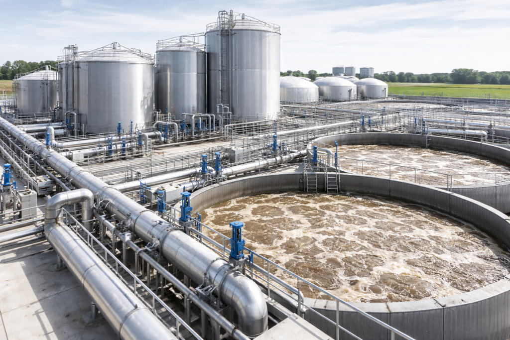 축산폐수 처리시설 이미지