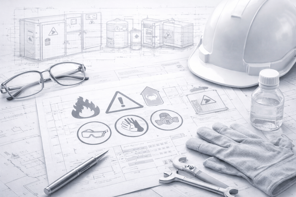 화학물질 안전 저장소 그림